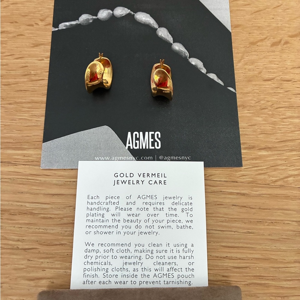 Agmes mini Laila earrings NIB